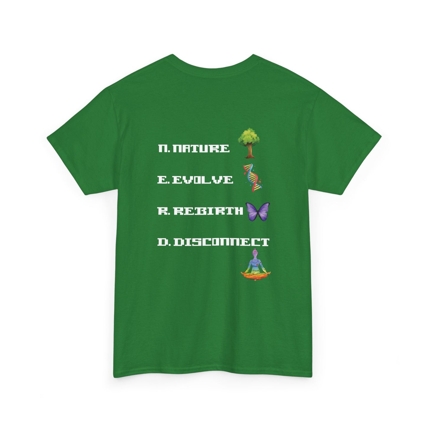 Nerdy Tee - Elemental Vibes with Nature & Rebirth Design