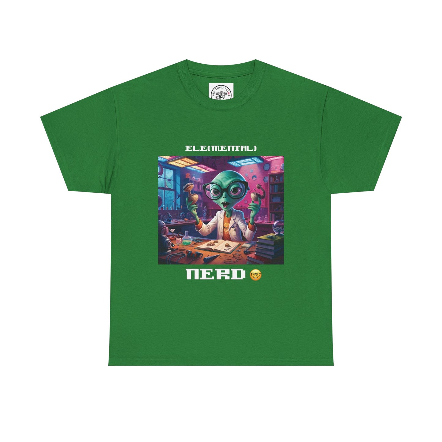 Nerdy Tee - Elemental Vibes with Nature & Rebirth Design
