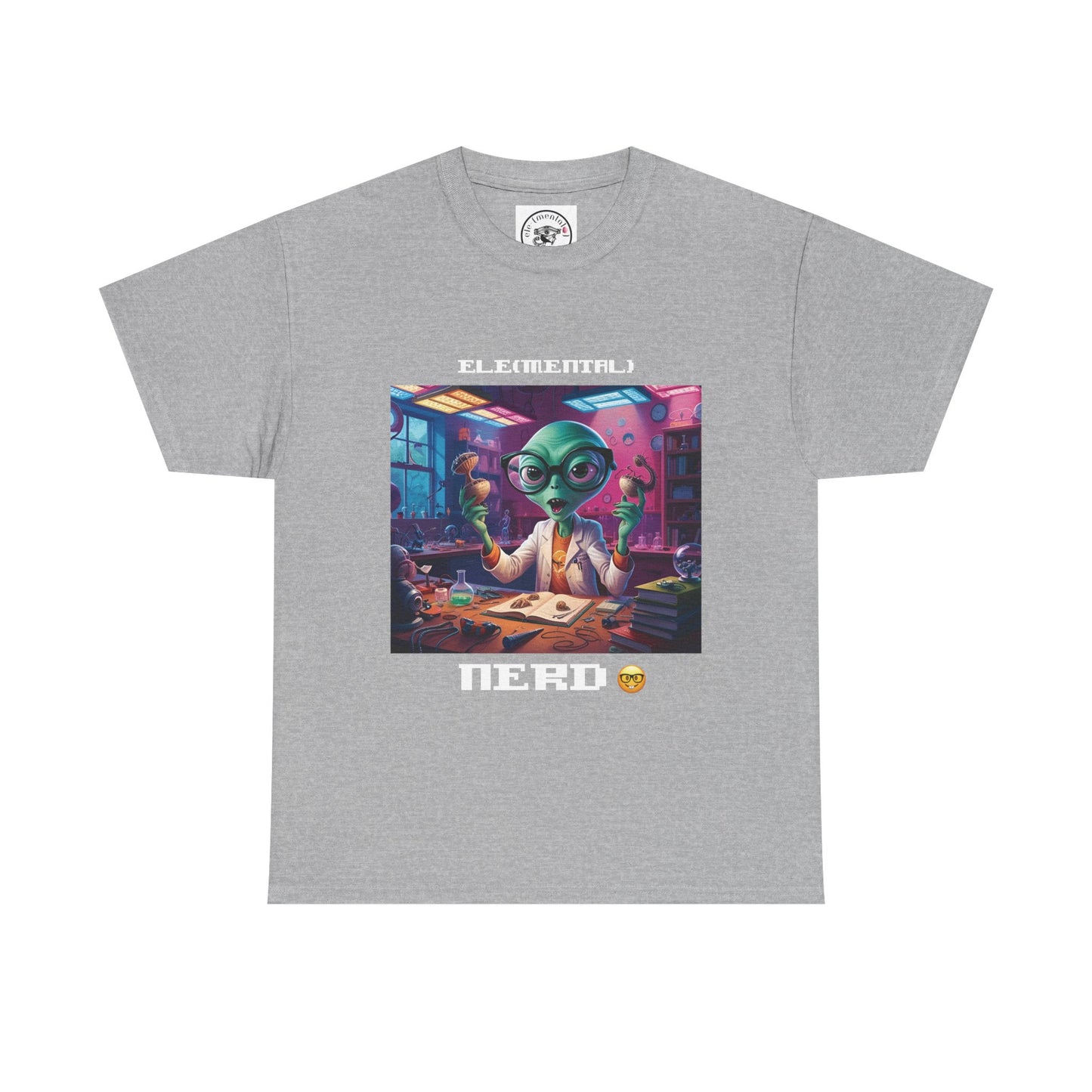 Nerdy Tee - Elemental Vibes with Nature & Rebirth Design