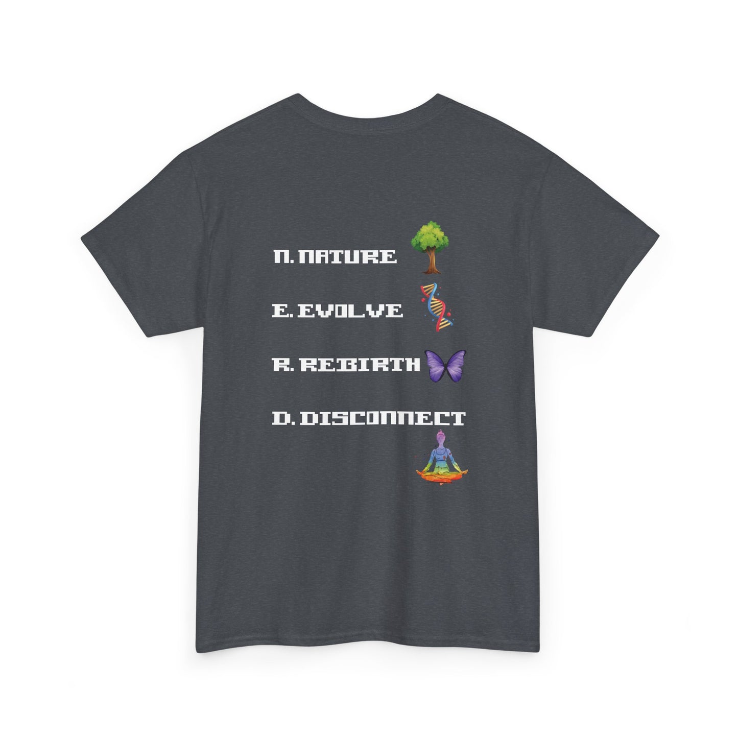 Nerdy Tee - Elemental Vibes with Nature & Rebirth Design