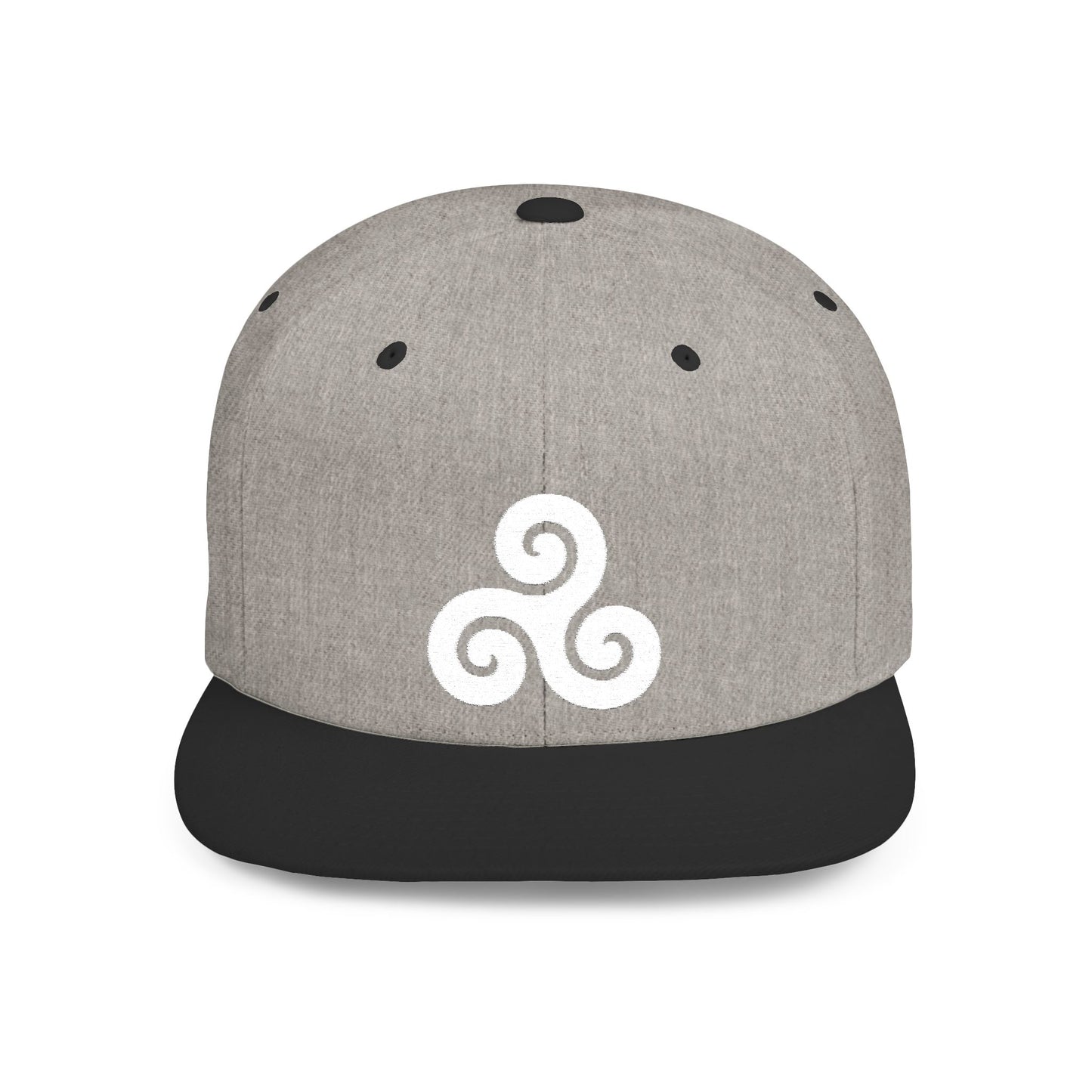 Triskele White Thread Protection Snapback