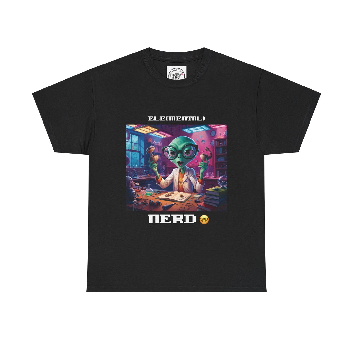 Nerdy Tee - Elemental Vibes with Nature & Rebirth Design