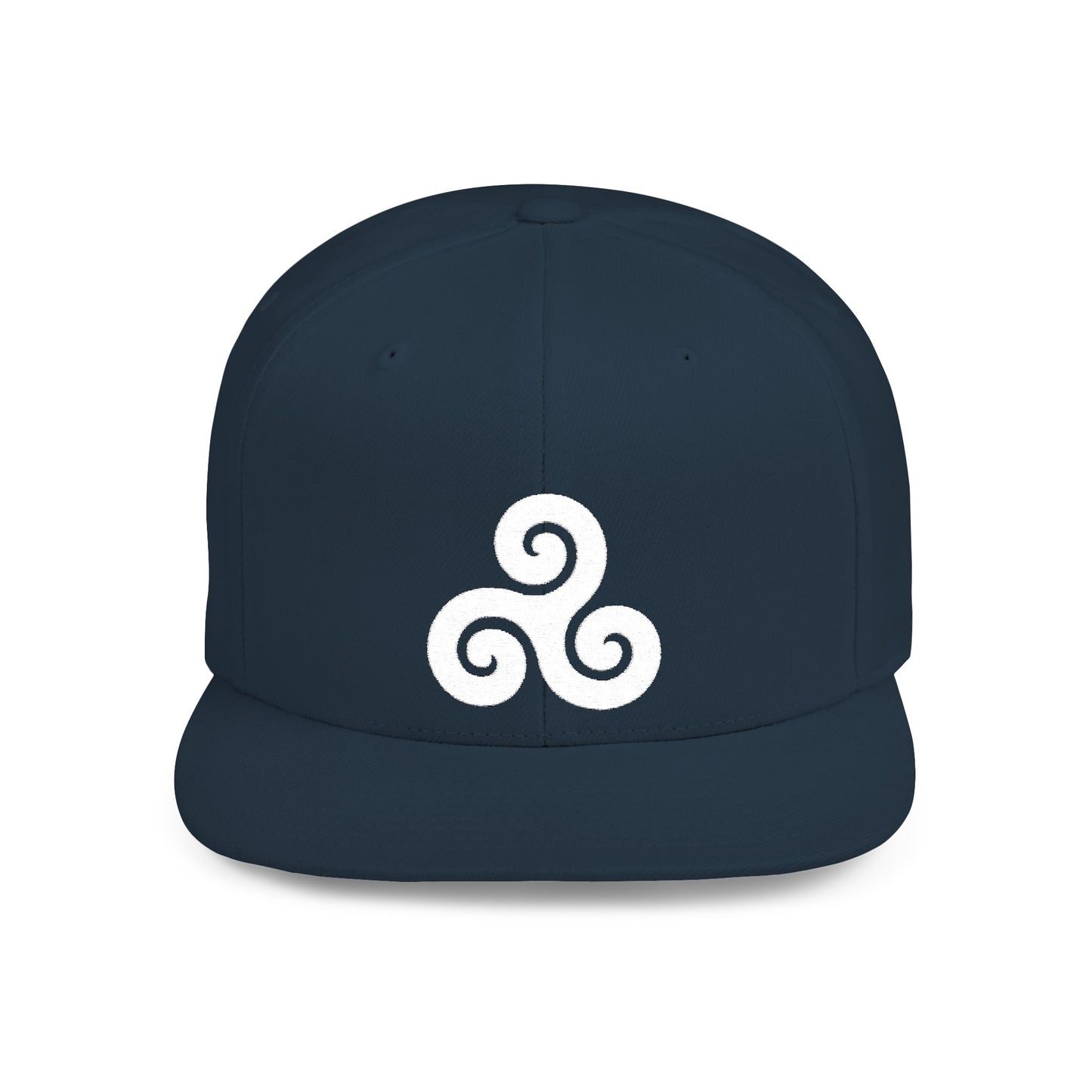 Triskele White Thread Protection Snapback