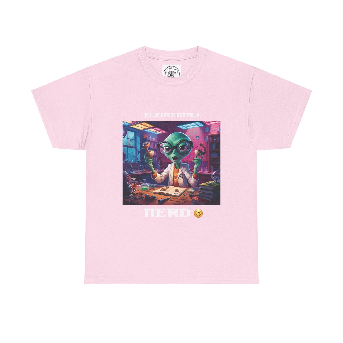 Nerdy Tee - Elemental Vibes with Nature & Rebirth Design
