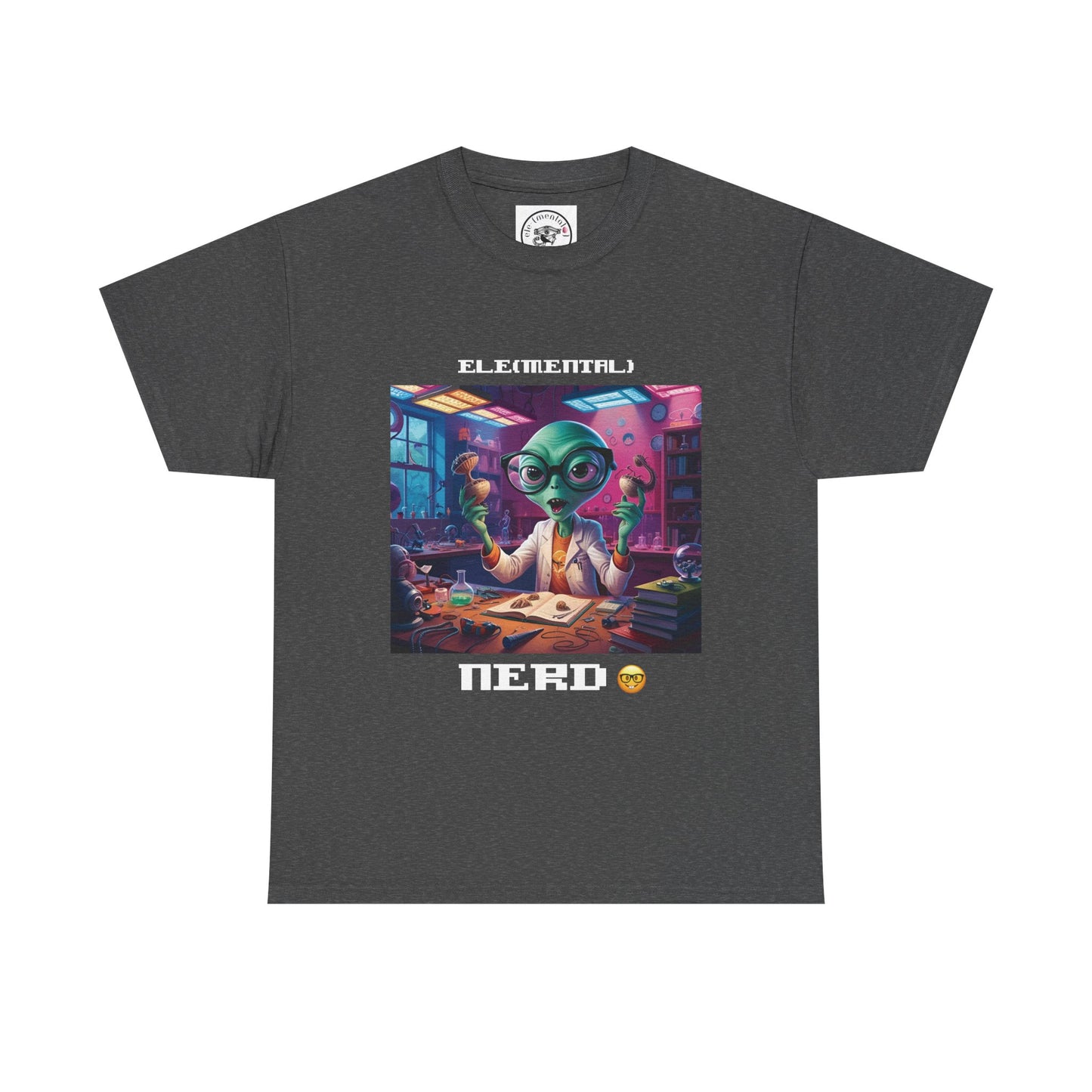 Nerdy Tee - Elemental Vibes with Nature & Rebirth Design