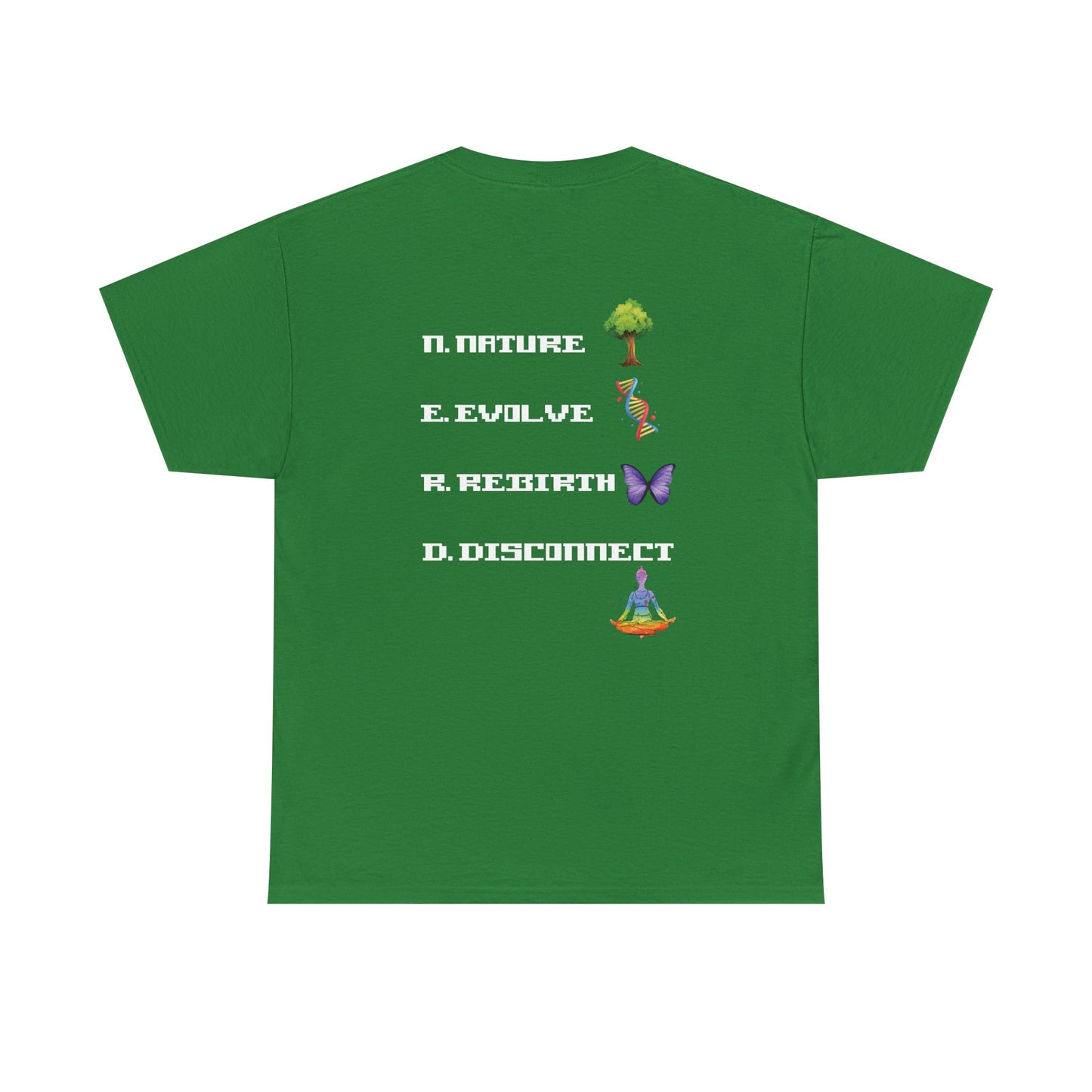 Nerdy Tee - Elemental Vibes with Nature & Rebirth Design