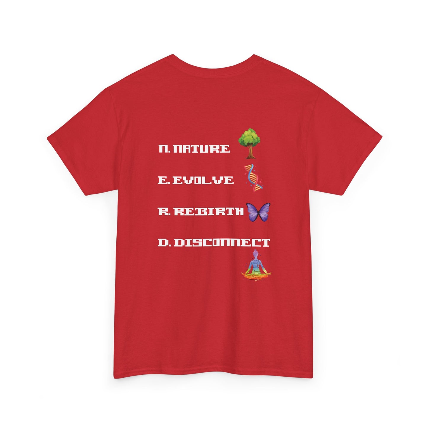 Nerdy Tee - Elemental Vibes with Nature & Rebirth Design