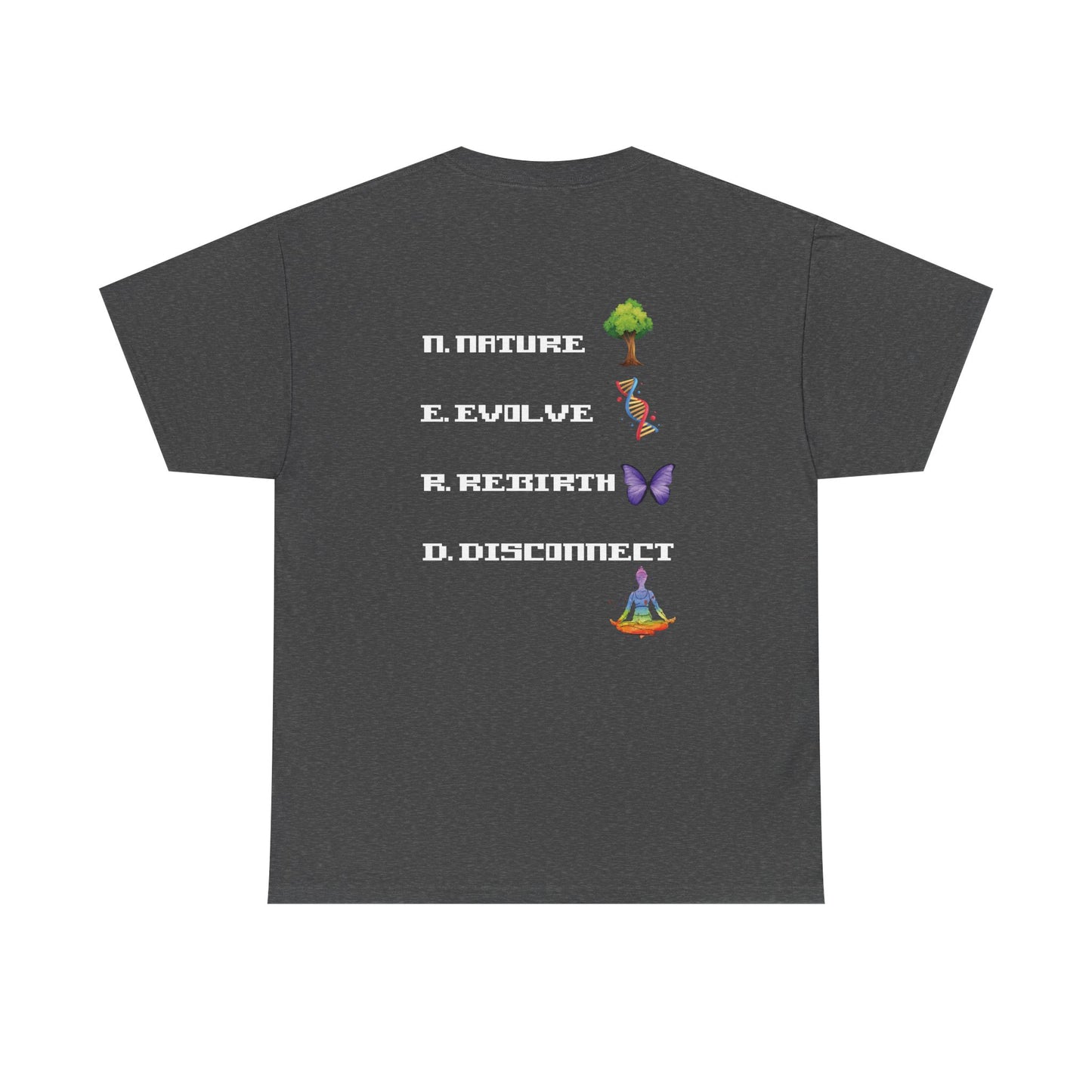 Nerdy Tee - Elemental Vibes with Nature & Rebirth Design