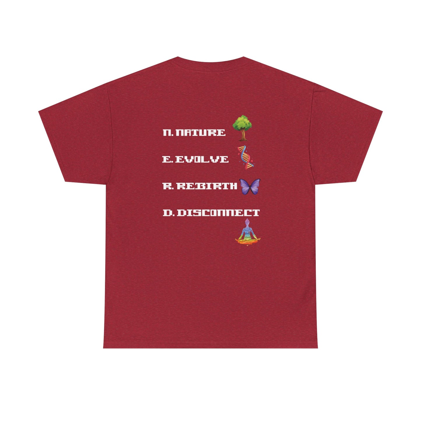 Nerdy Tee - Elemental Vibes with Nature & Rebirth Design