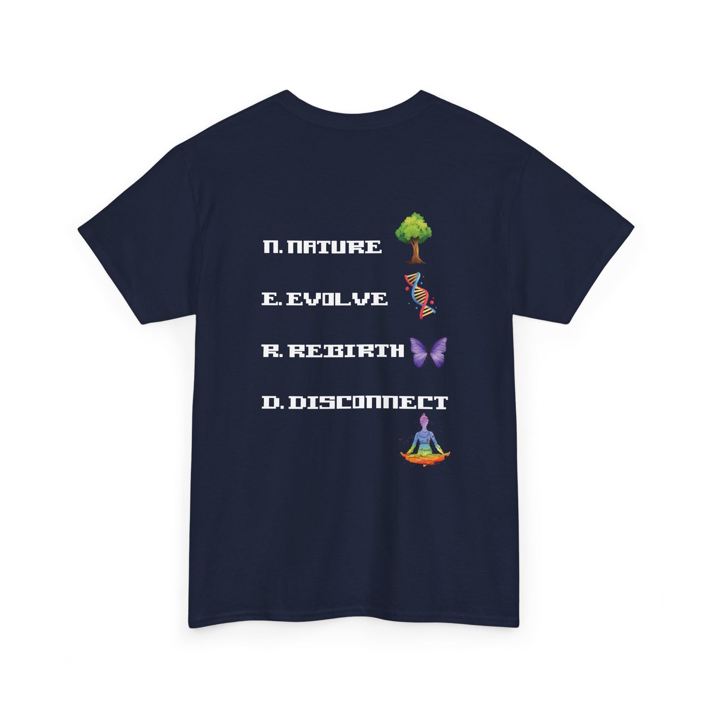 Nerdy Tee - Elemental Vibes with Nature & Rebirth Design