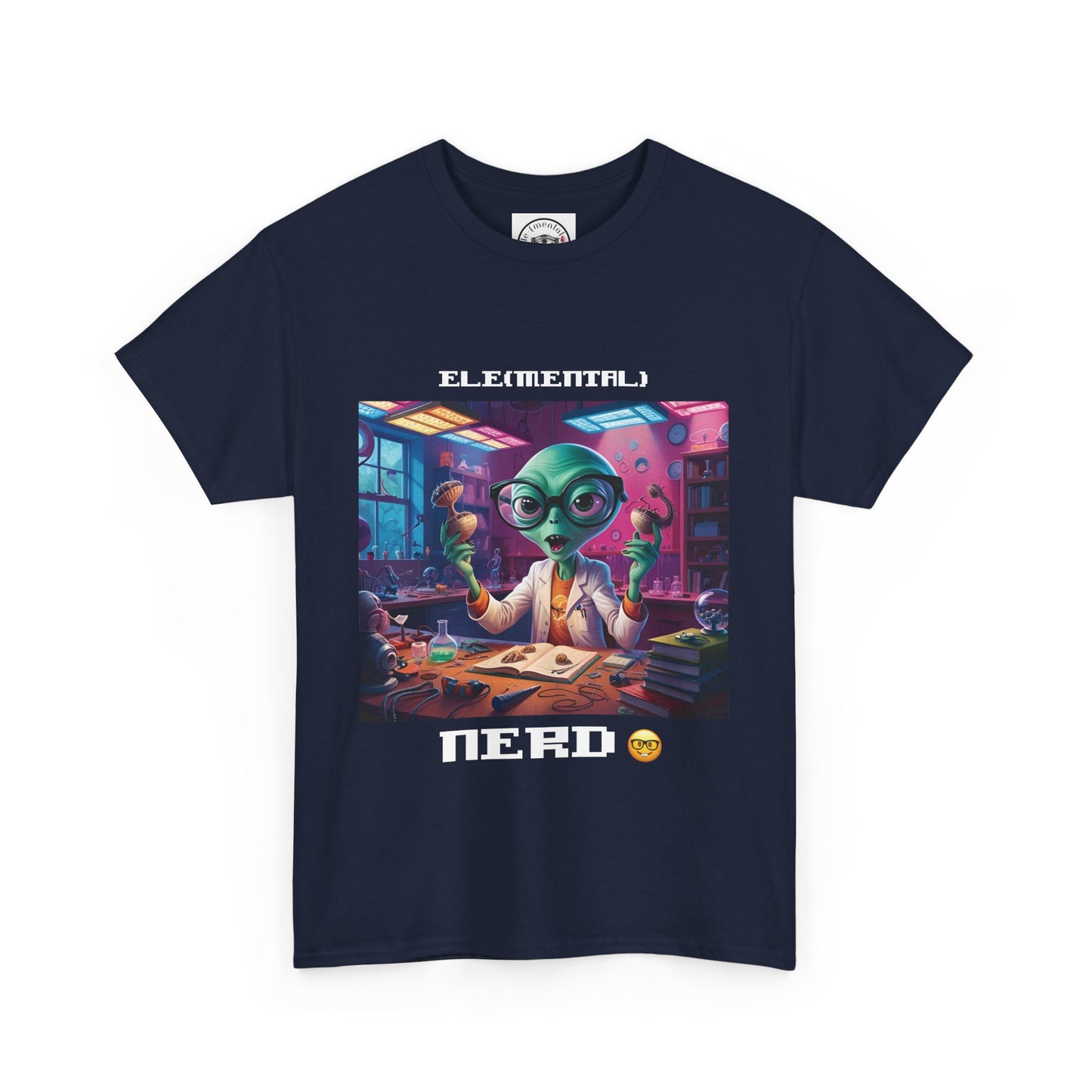 Nerdy Tee - Elemental Vibes with Nature & Rebirth Design