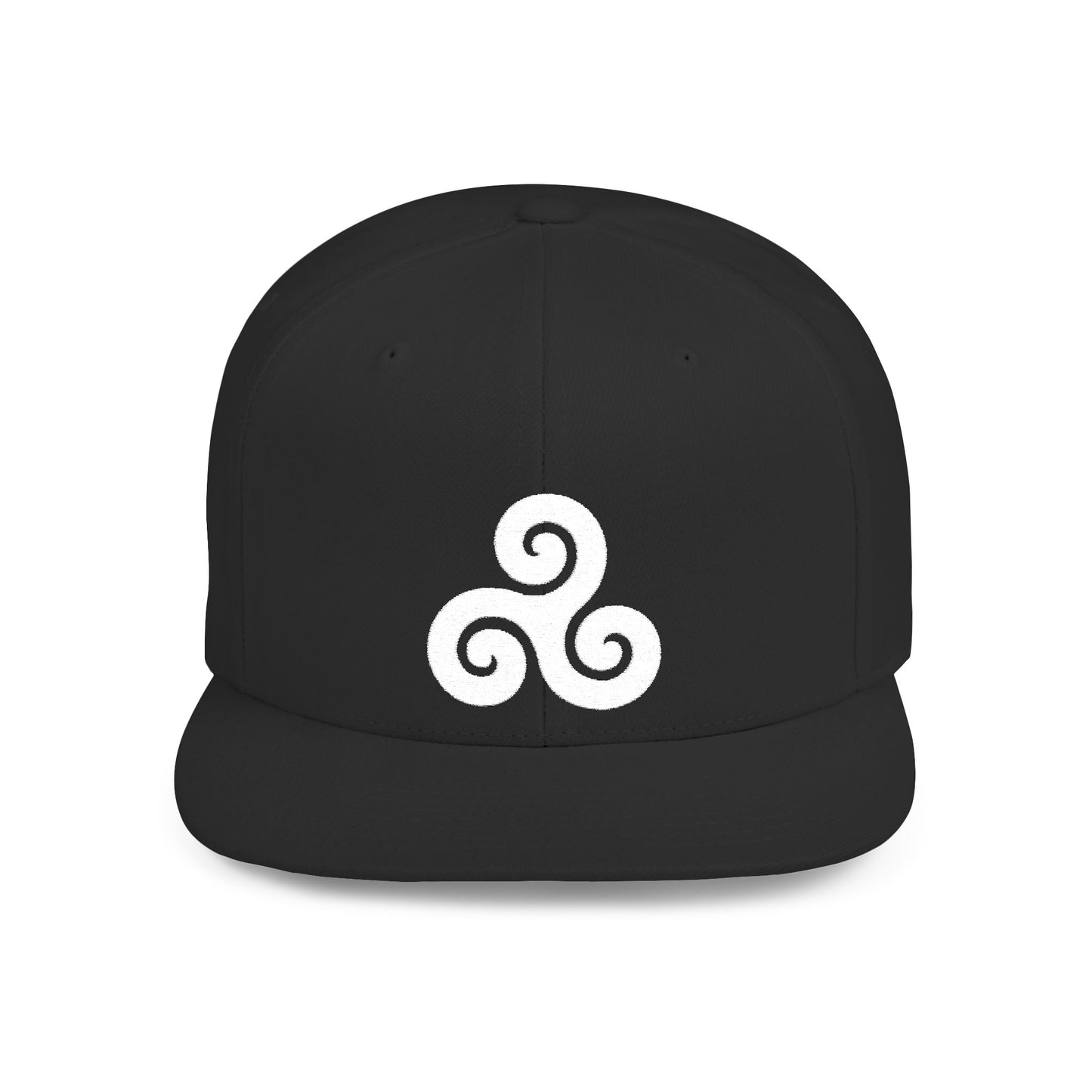 Triskele White Thread Protection Snapback
