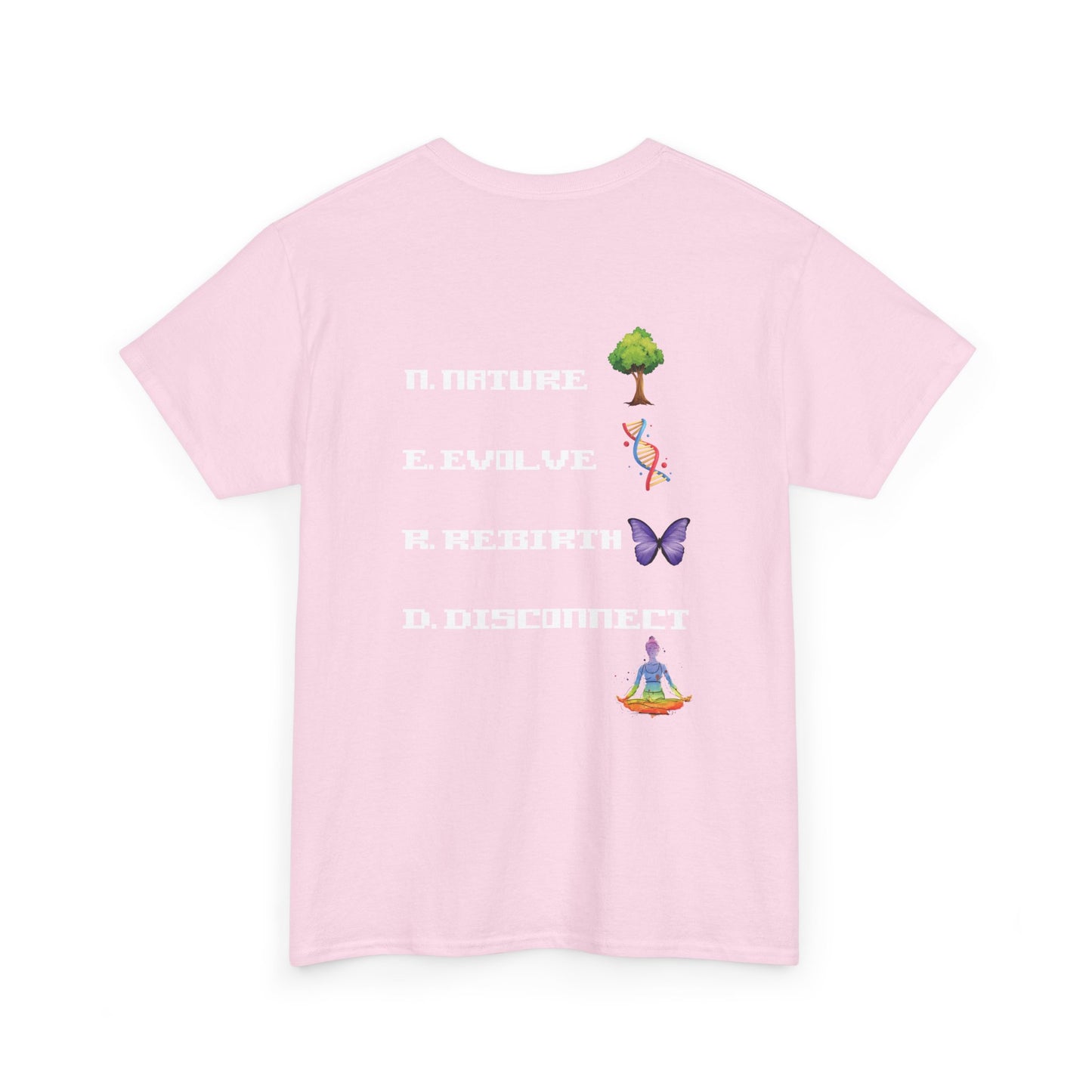 Nerdy Tee - Elemental Vibes with Nature & Rebirth Design