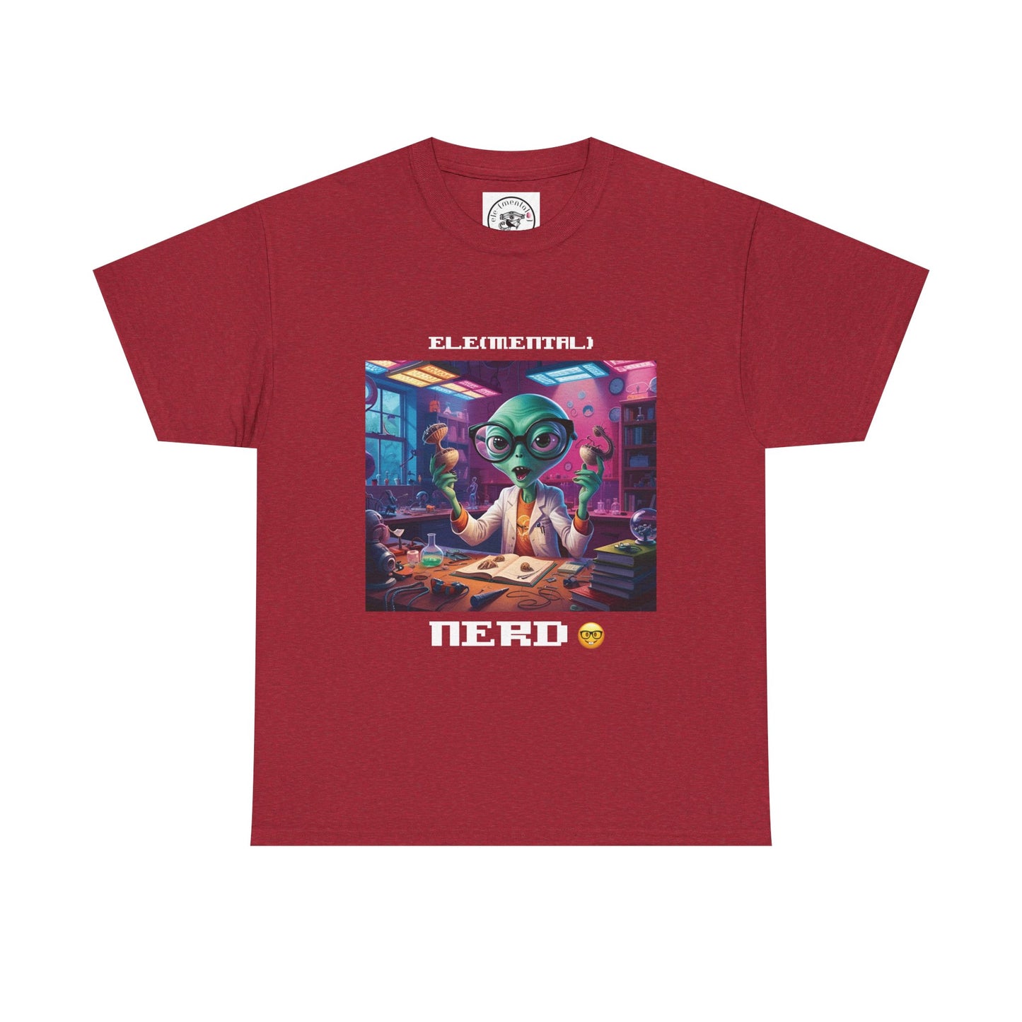 Nerdy Tee - Elemental Vibes with Nature & Rebirth Design