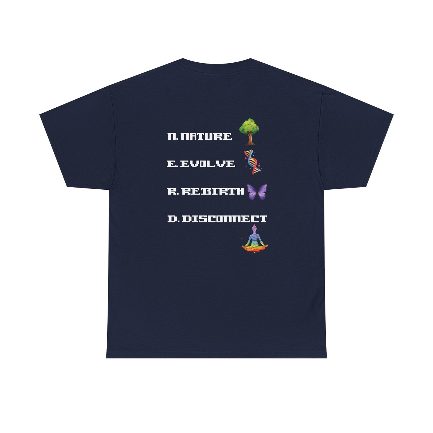 Nerdy Tee - Elemental Vibes with Nature & Rebirth Design
