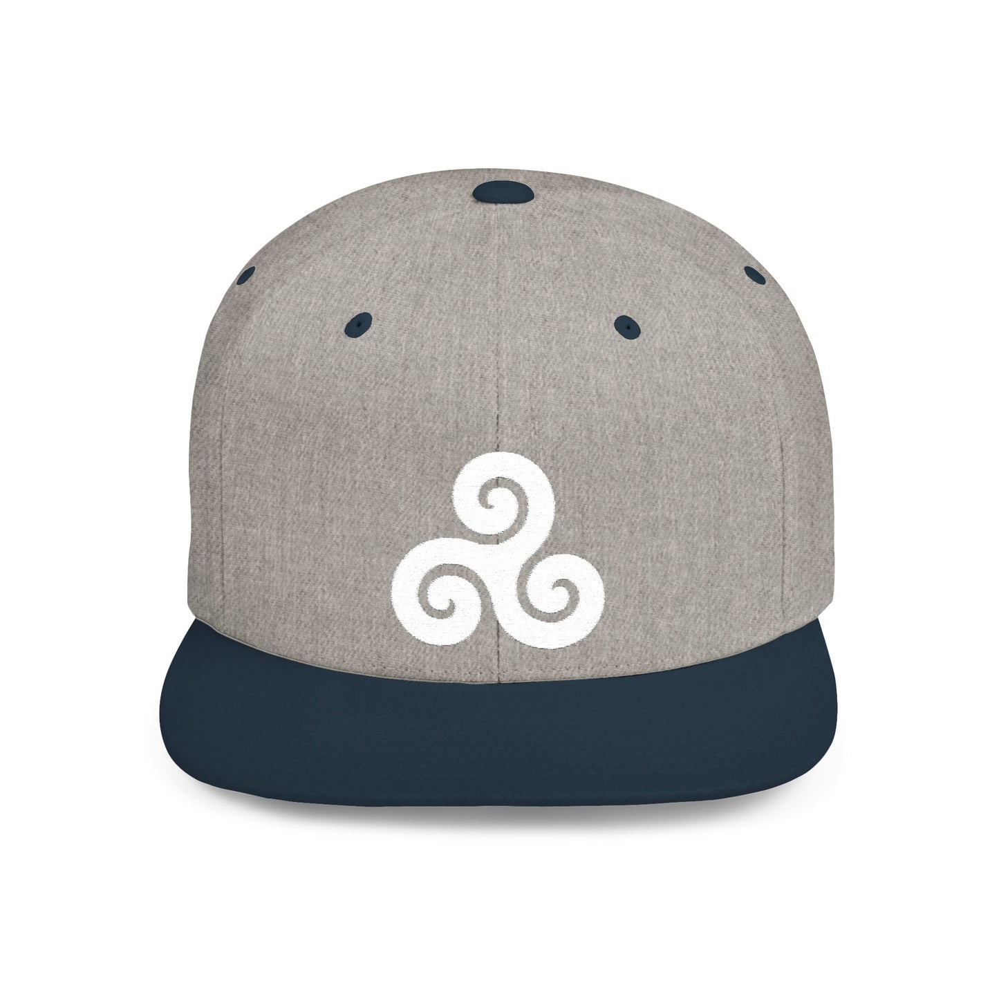 Triskele White Thread Protection Snapback