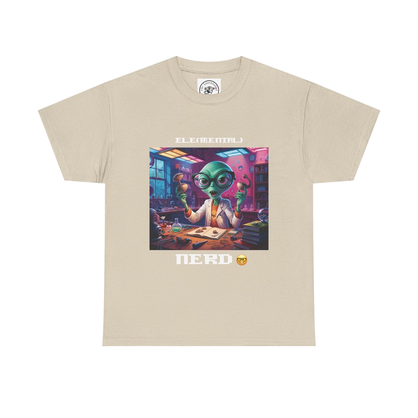 Nerdy Tee - Elemental Vibes with Nature & Rebirth Design