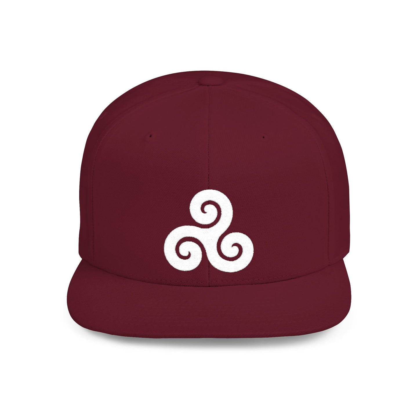 Triskele White Thread Protection Snapback