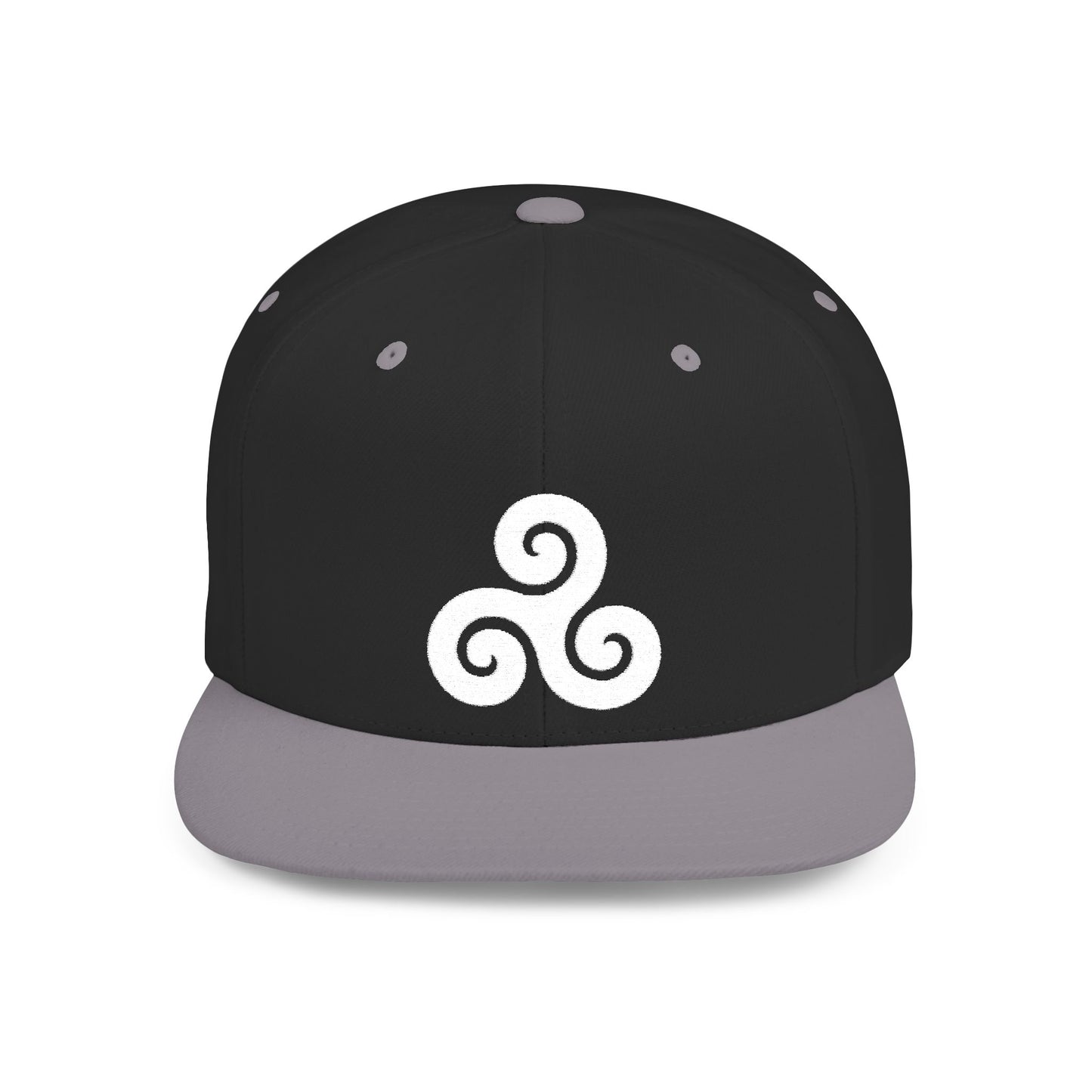 Triskele White Thread Protection Snapback