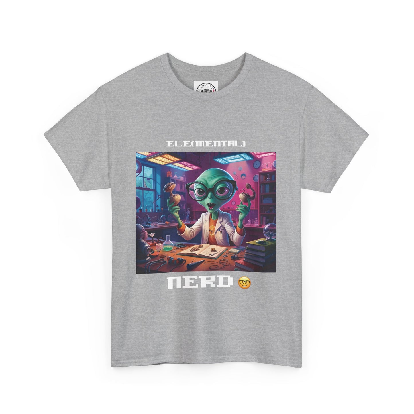 Nerdy Tee - Elemental Vibes with Nature & Rebirth Design