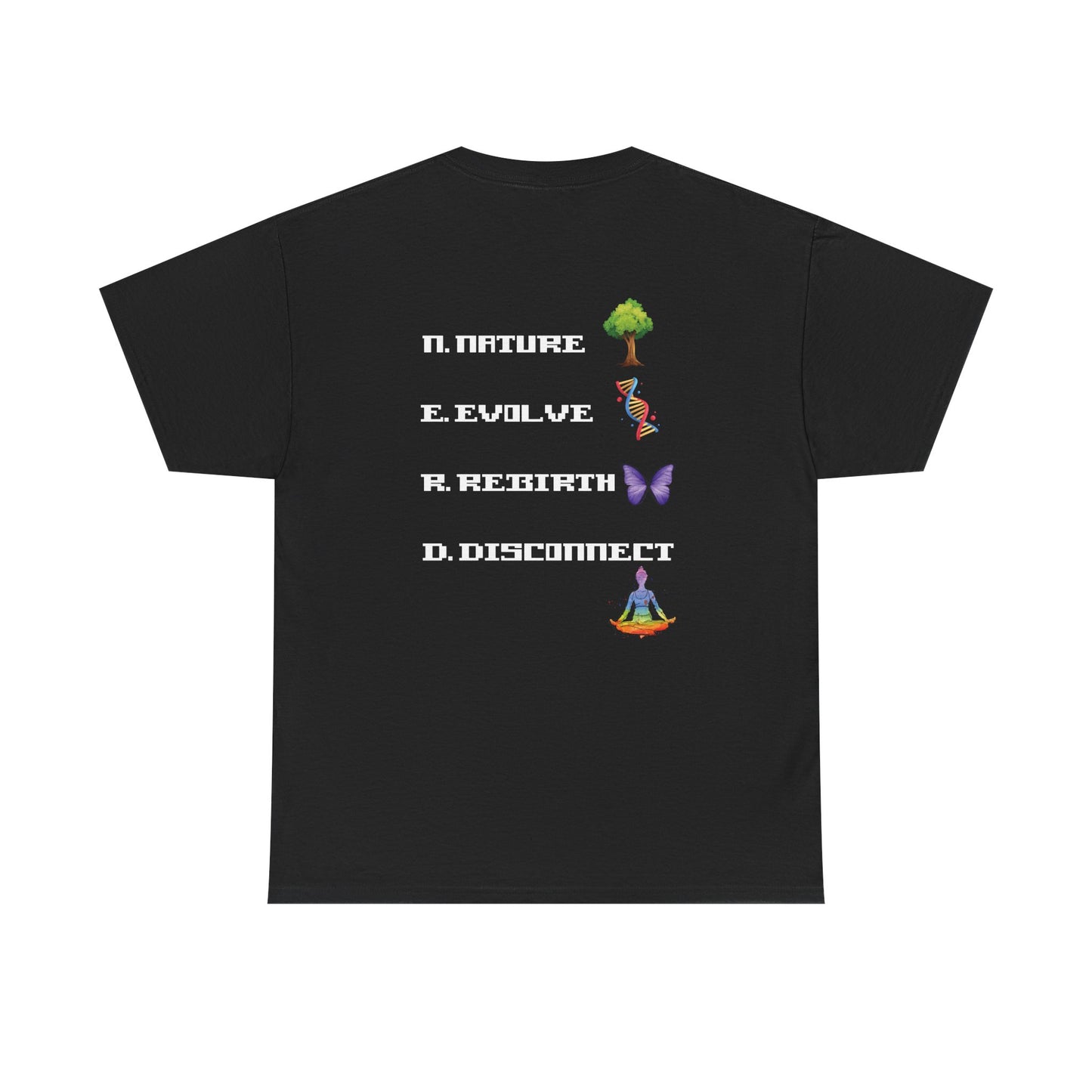 Nerdy Tee - Elemental Vibes with Nature & Rebirth Design
