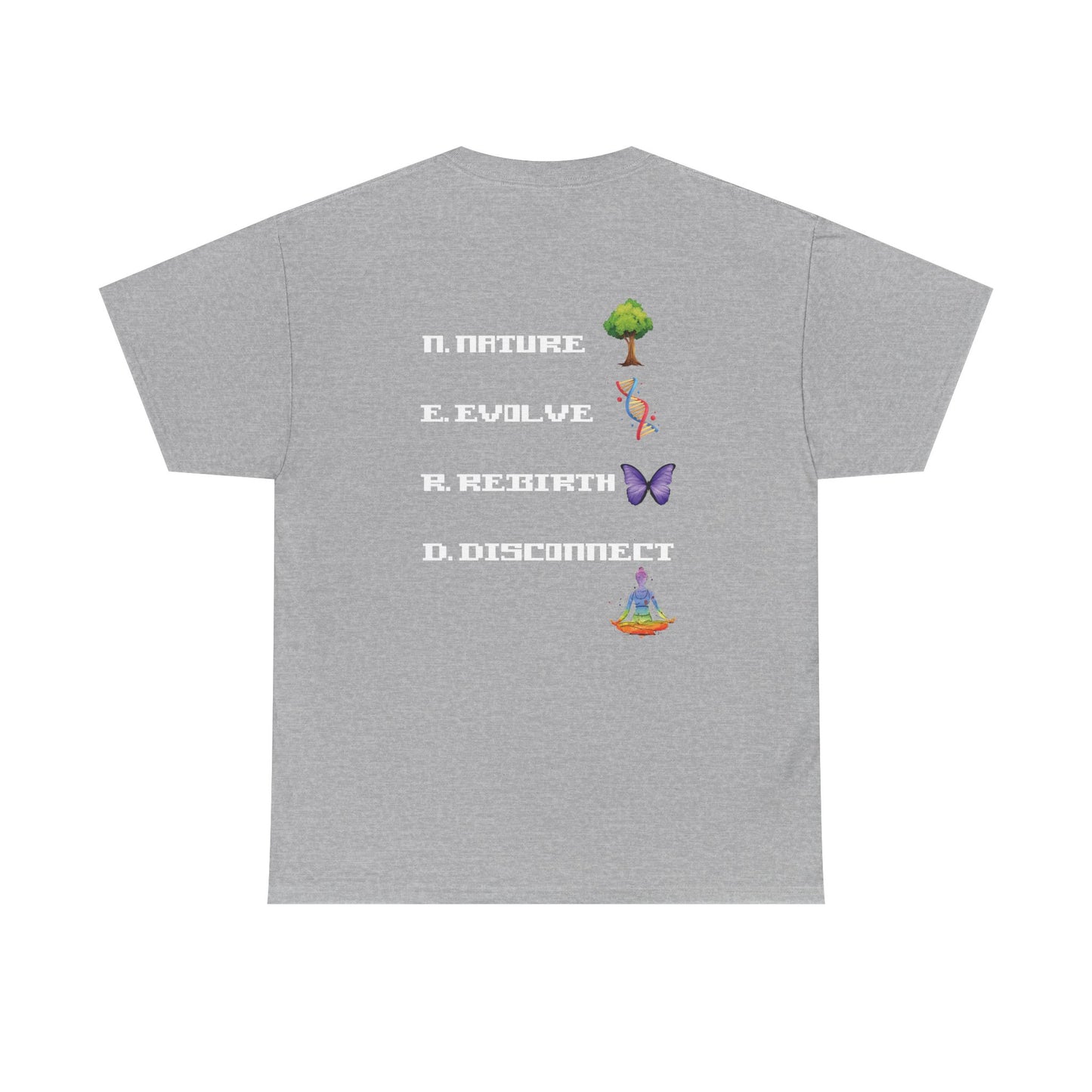 Nerdy Tee - Elemental Vibes with Nature & Rebirth Design