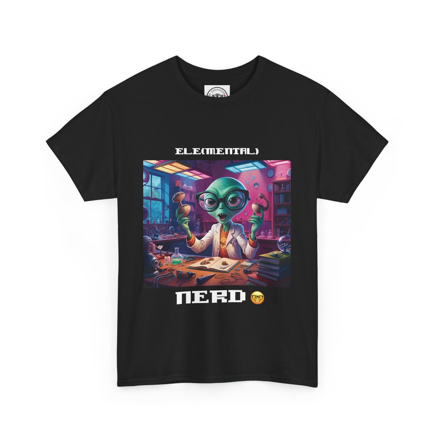 Nerdy Tee - Elemental Vibes with Nature & Rebirth Design
