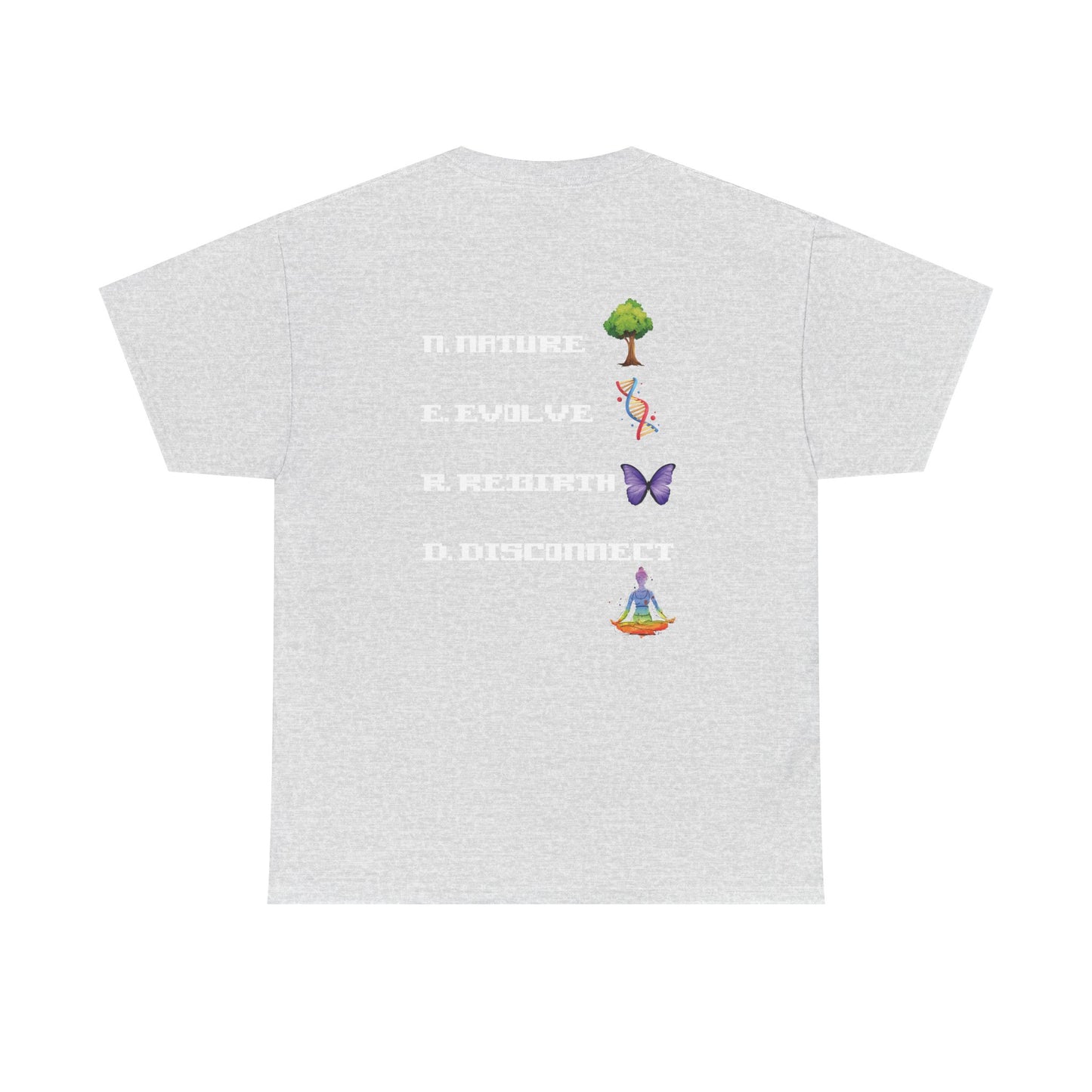 Nerdy Tee - Elemental Vibes with Nature & Rebirth Design