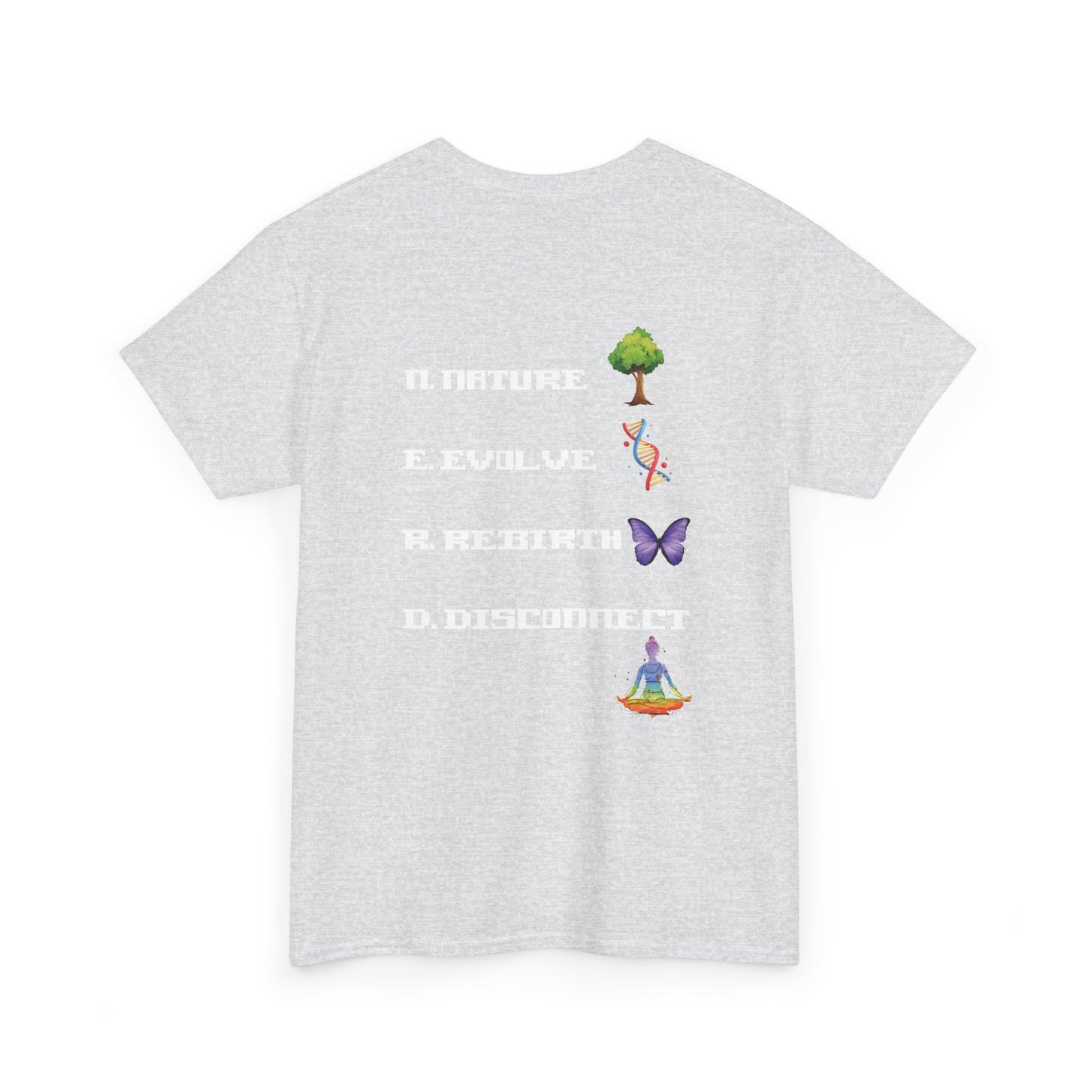 Nerdy Tee - Elemental Vibes with Nature & Rebirth Design