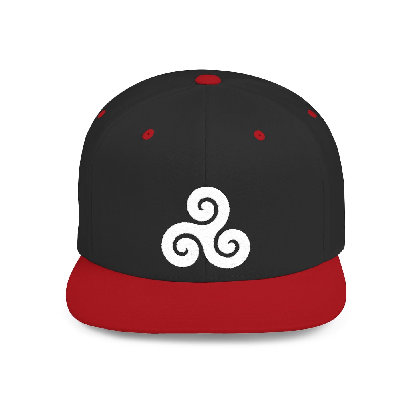 Triskele White Thread Protection Snapback