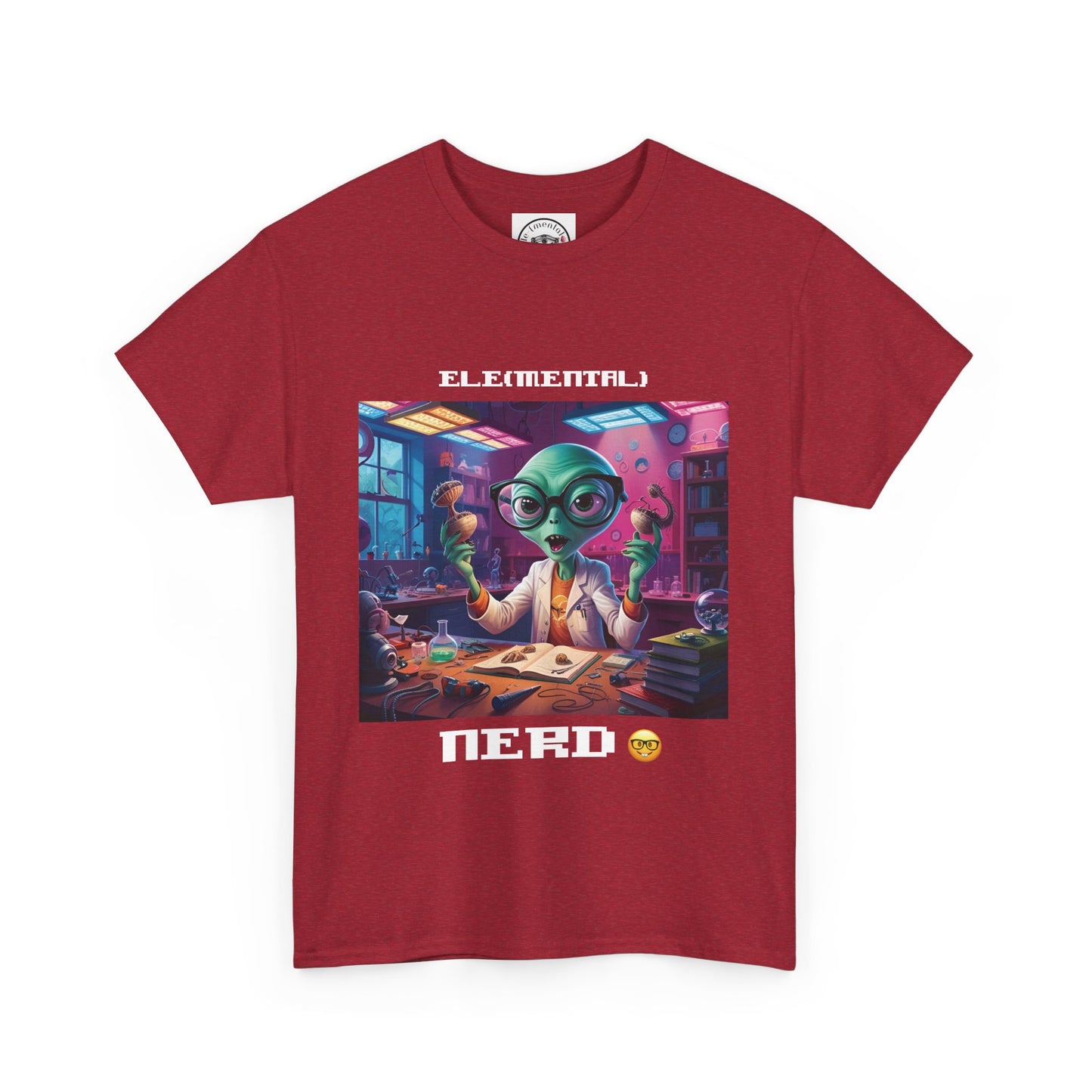 Nerdy Tee - Elemental Vibes with Nature & Rebirth Design