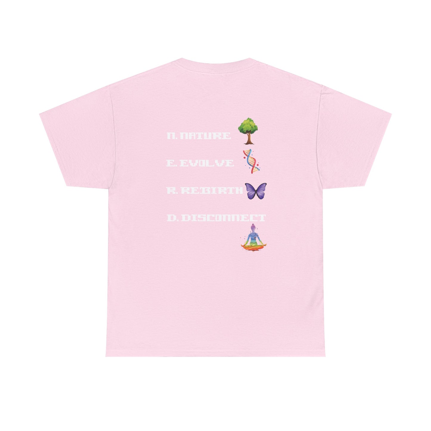 Nerdy Tee - Elemental Vibes with Nature & Rebirth Design