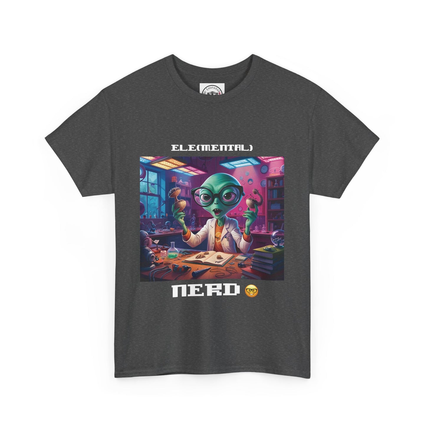 Nerdy Tee - Elemental Vibes with Nature & Rebirth Design