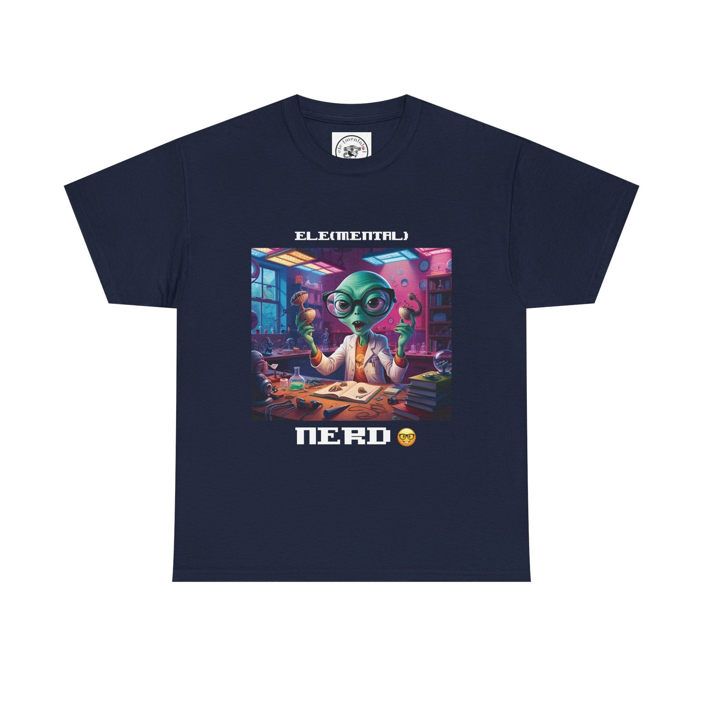 Nerdy Tee - Elemental Vibes with Nature & Rebirth Design