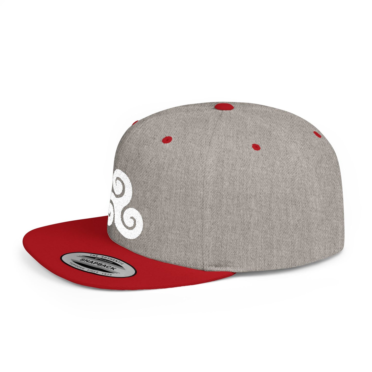 Triskele White Thread Protection Snapback
