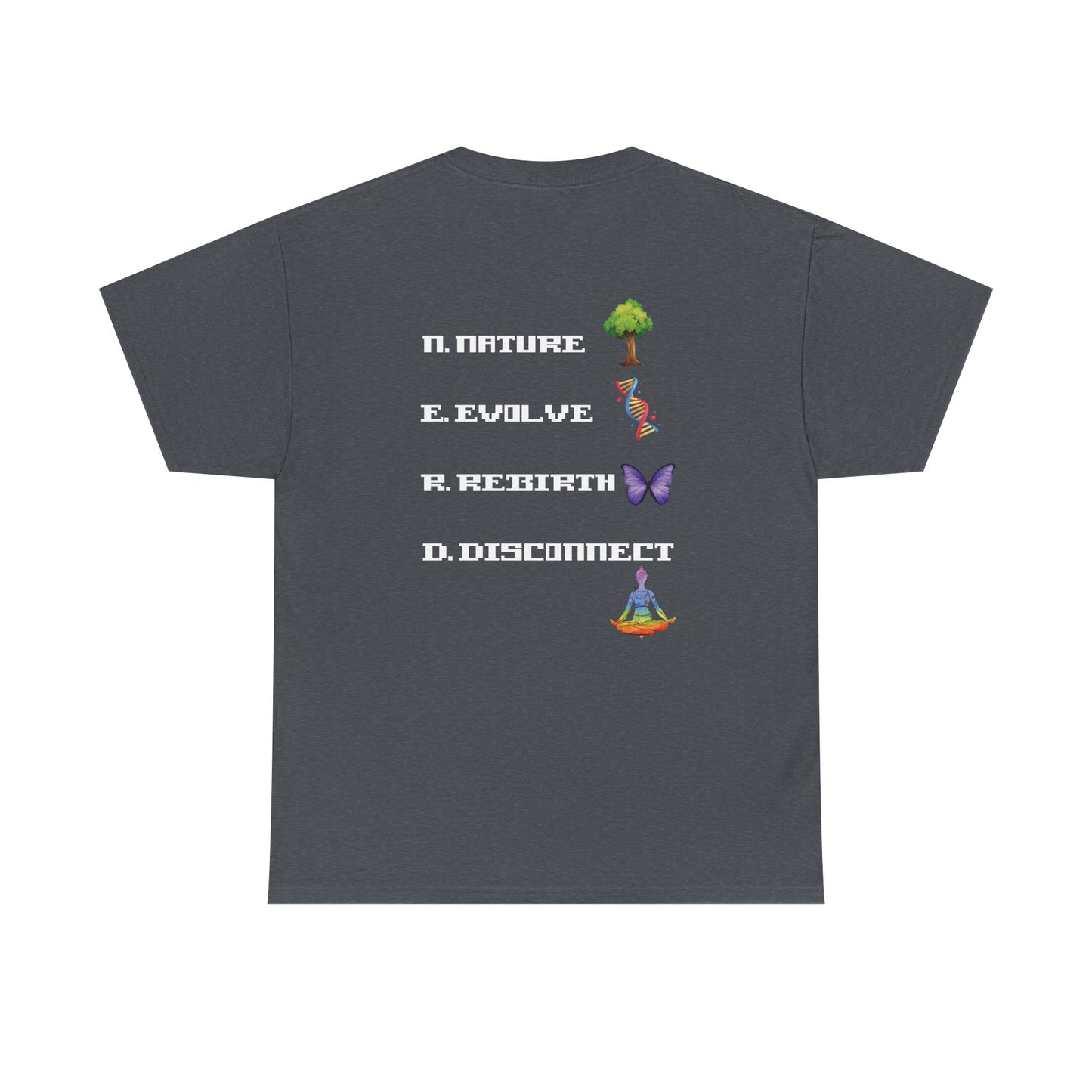 Nerdy Tee - Elemental Vibes with Nature & Rebirth Design