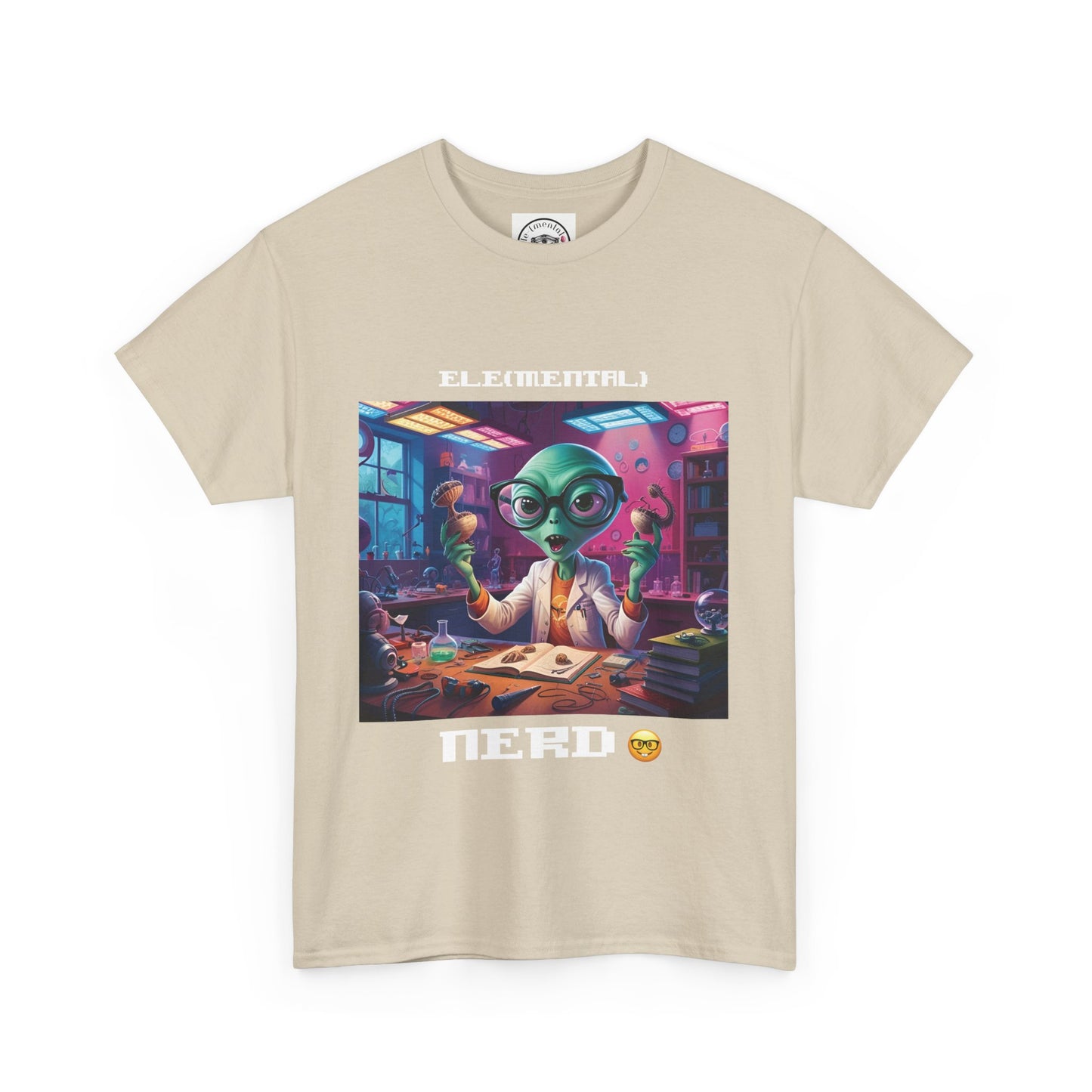 Nerdy Tee - Elemental Vibes with Nature & Rebirth Design