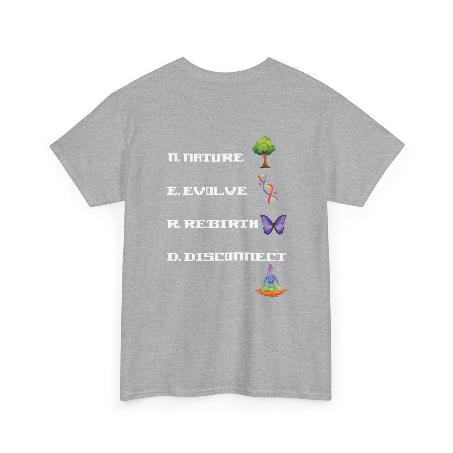 Nerdy Tee - Elemental Vibes with Nature & Rebirth Design