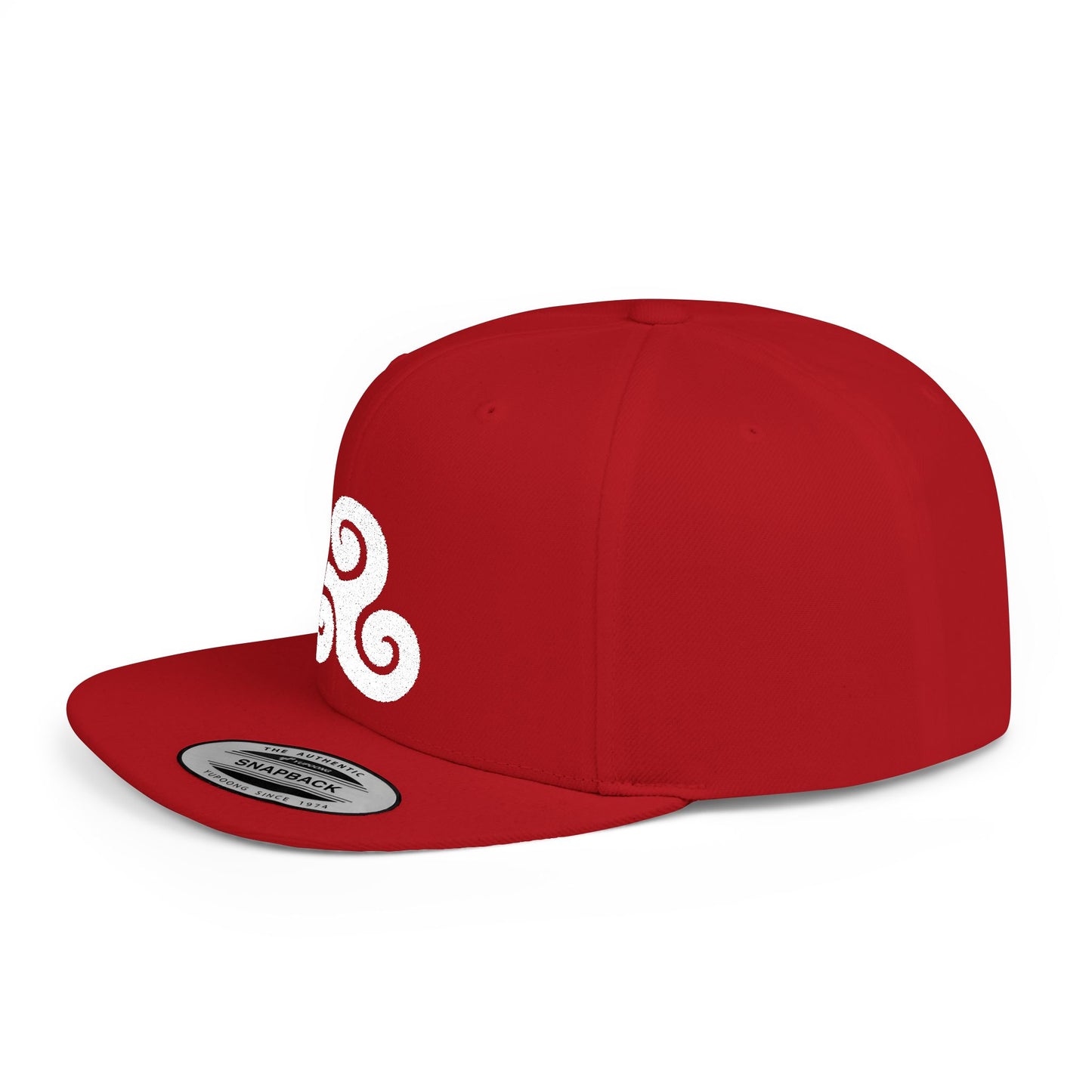 Triskele White Thread Protection Snapback