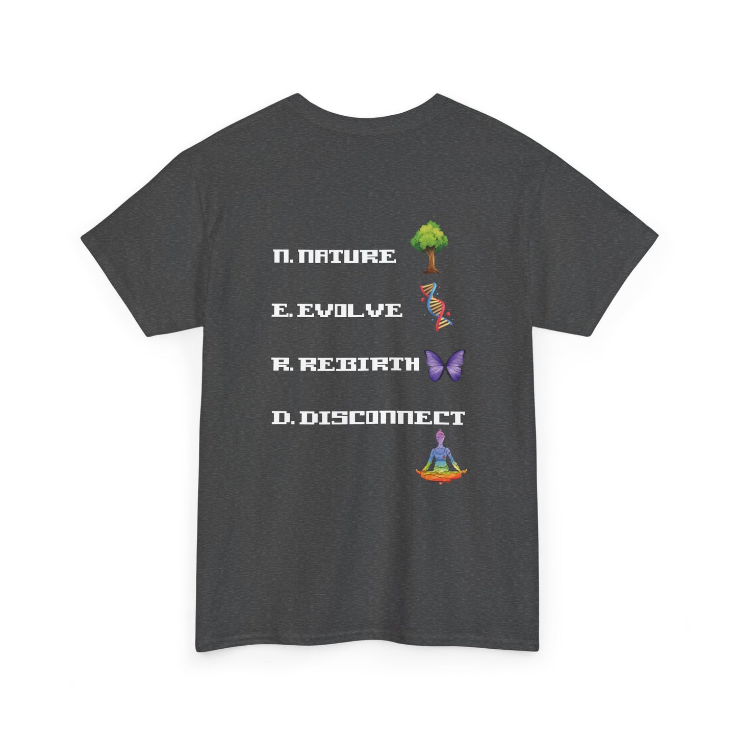 Nerdy Tee - Elemental Vibes with Nature & Rebirth Design