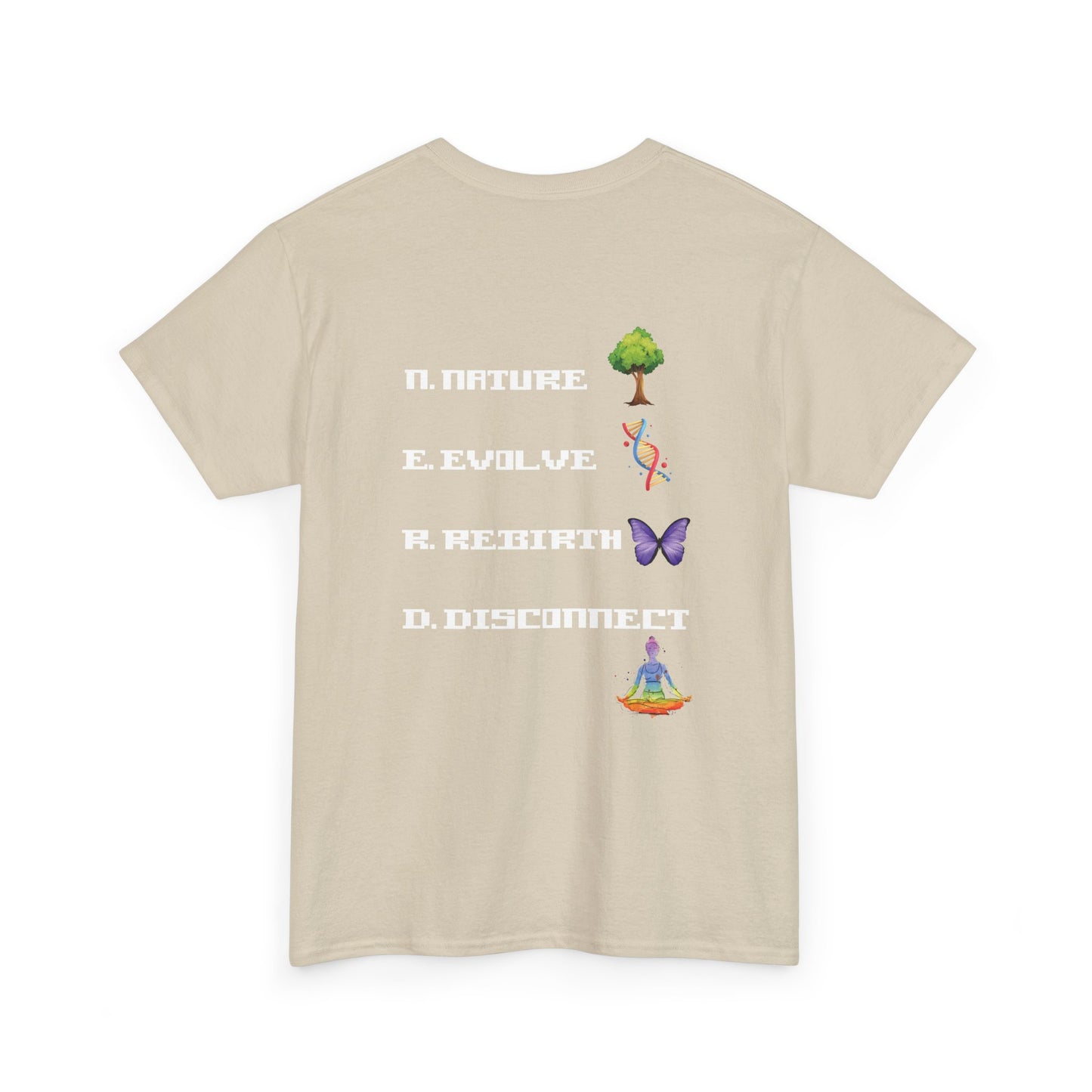 Nerdy Tee - Elemental Vibes with Nature & Rebirth Design