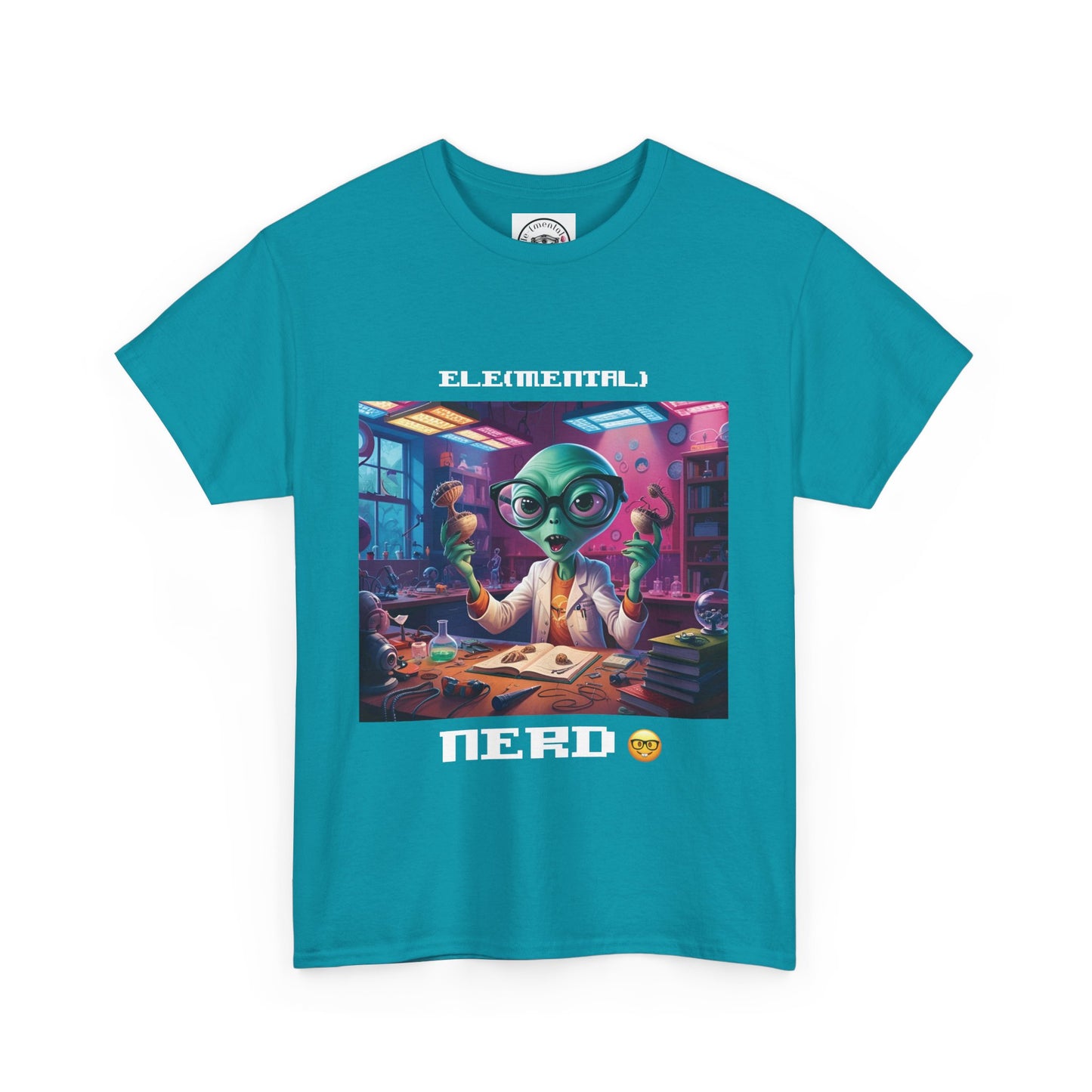 Nerdy Tee - Elemental Vibes with Nature & Rebirth Design