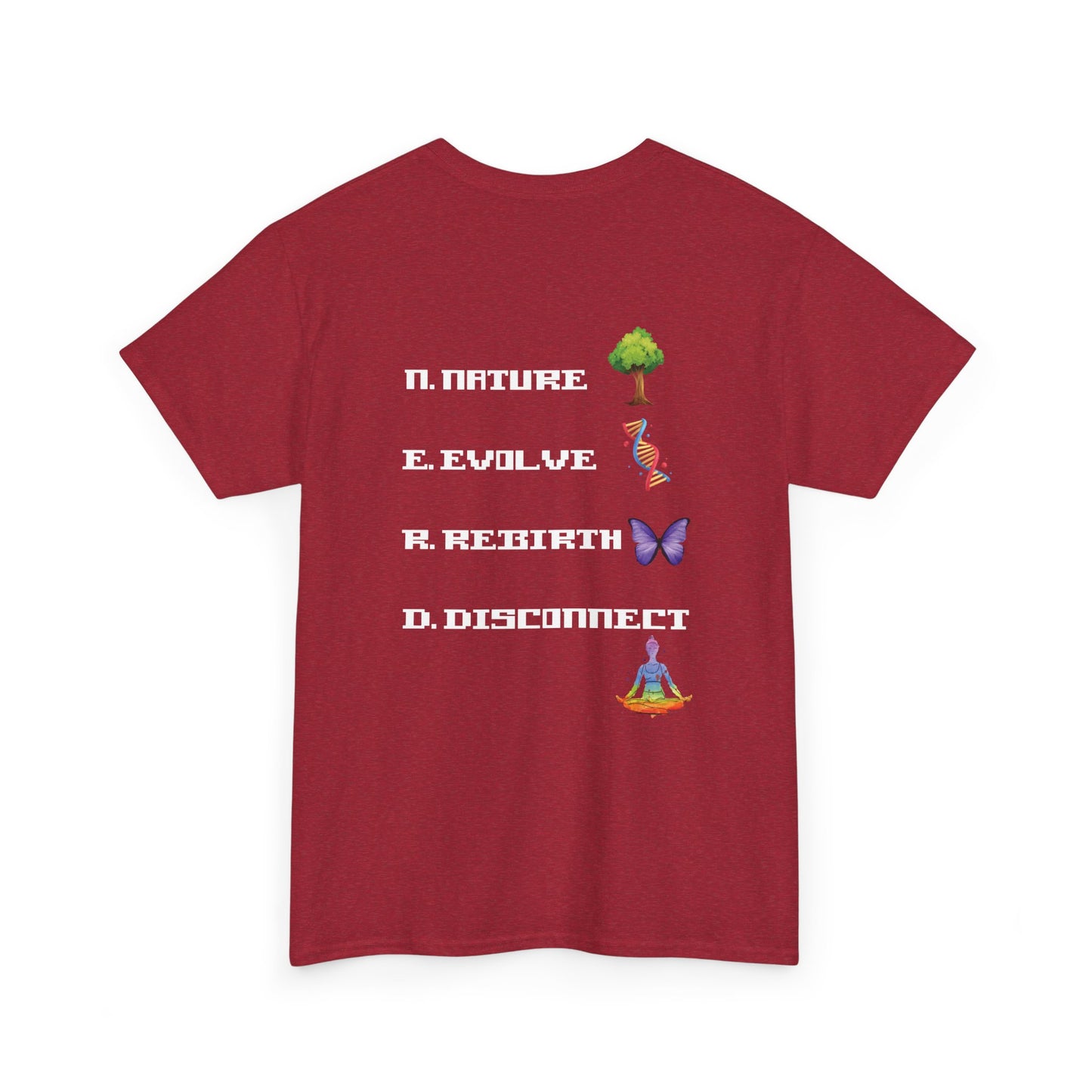 Nerdy Tee - Elemental Vibes with Nature & Rebirth Design
