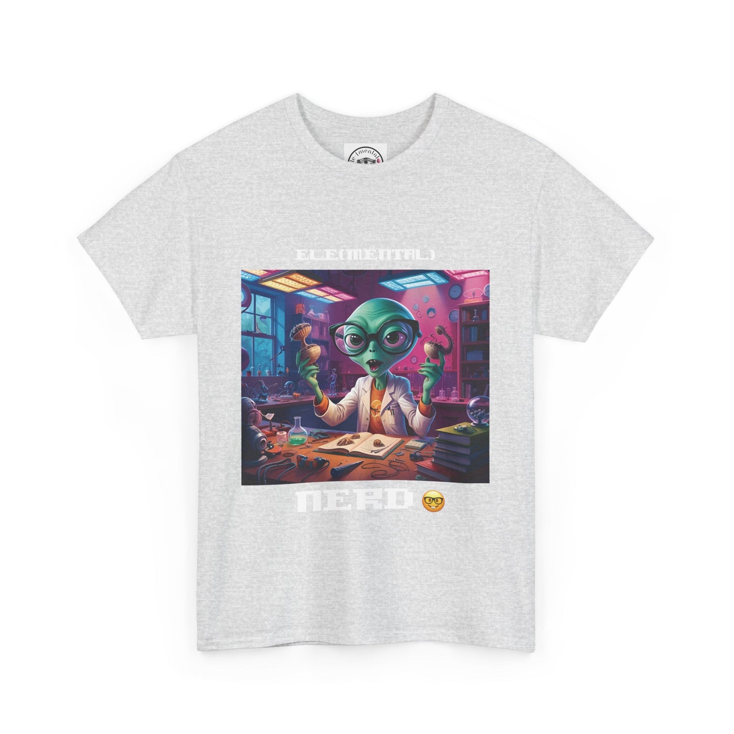 Nerdy Tee - Elemental Vibes with Nature & Rebirth Design