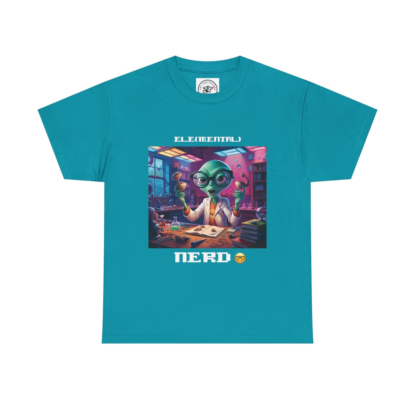 Nerdy Tee - Elemental Vibes with Nature & Rebirth Design