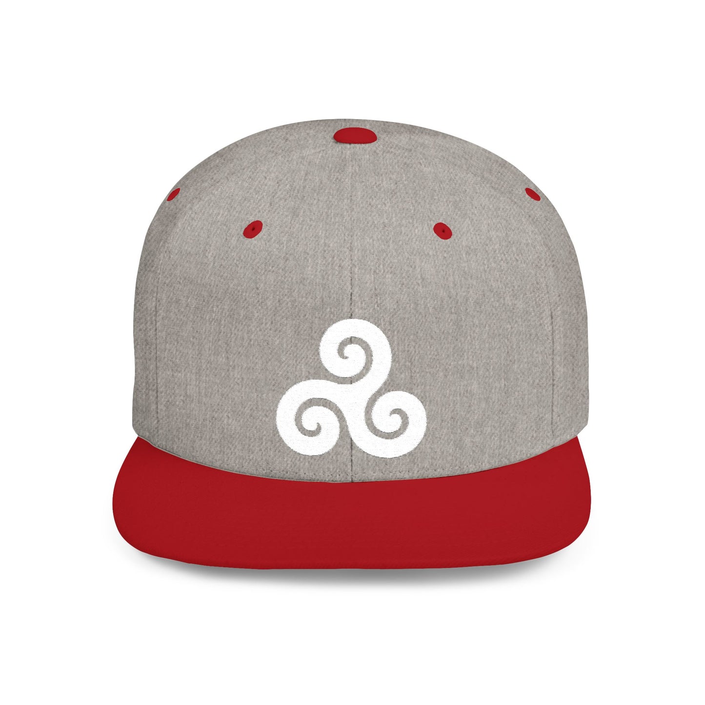 Triskele White Thread Protection Snapback