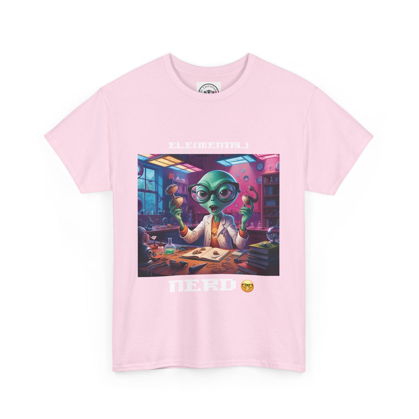 Nerdy Tee - Elemental Vibes with Nature & Rebirth Design
